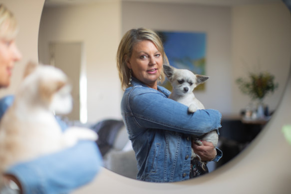 Trudi Galbraith pictured with Ariya. She is still coming to terms with being childless. “This isn’t at all the life I wanted. I’m just trying to make sense of it now.”  