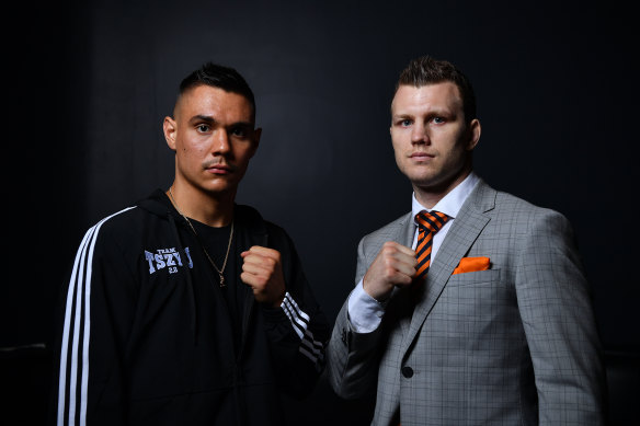 Brisbane or Townsville loom as the likely venue for Tim Tszyu and Jeff Horn's blockbuster fight in April.