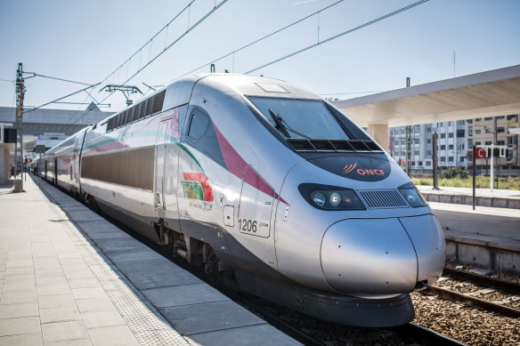 High-speed train Al-Boraq operates 30 Casablanca-Tangier services a day.