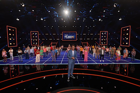 The set of The Floor.