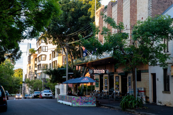 The Friend in Hand Hotel in Glebe is one of hundreds of licensed premises permitted to have an outdoor dining area.