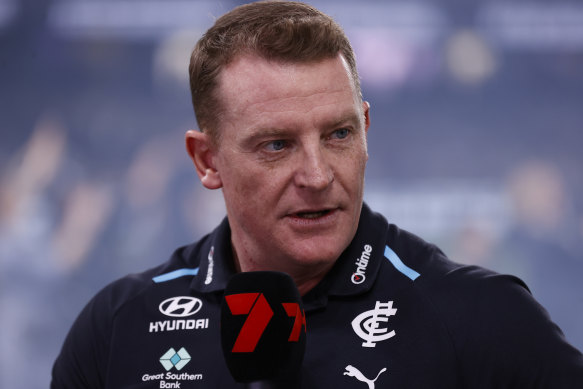 Blues coach Michael Voss will be hoping for a healthier list in 2025.