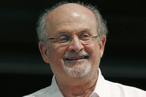 Author Salman Rushdie.