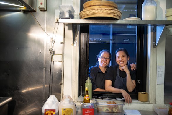 Partners in business and life, J. Y. Lee (left) and Thi Le opened their Melbourne restaurant Anchovy in 2015.