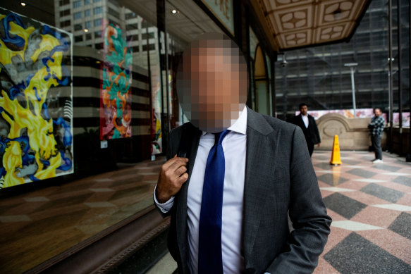 A senior bureaucrat turned think-tank director has confessed to possessing child abuse material, but his name is suppressed because of his mental health.