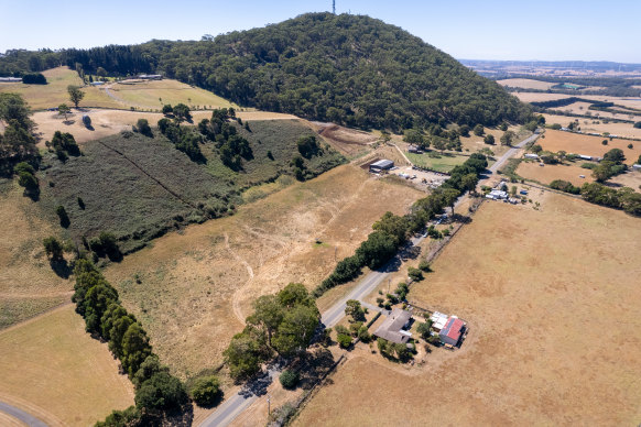 A property near Scotsburn where  Patrick Stephenson was arrested.