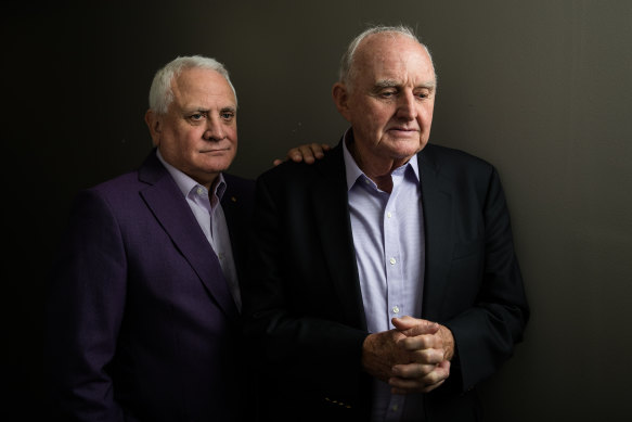 Daniel Goulburn and Tony King lost their wives to pancreatic cancer. 