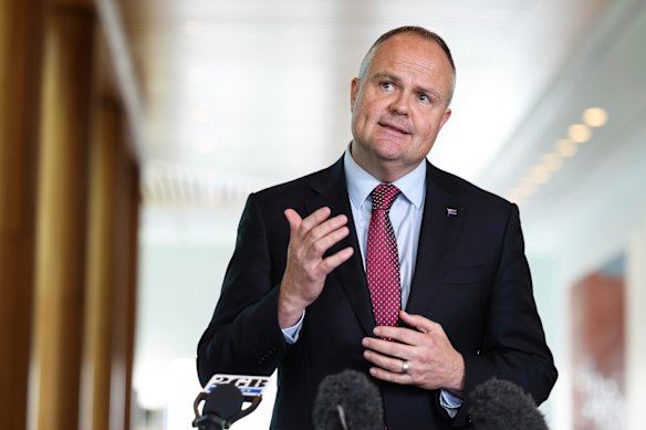 Deputy opposition leader and shadow treasurer Ted O’Brien.