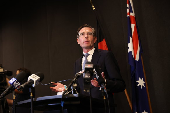 Newly elected NSW Premier Dominic Perrottet on Tuesday.