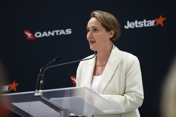 Qantas Chief Executive Officer Vanessa Hudson.