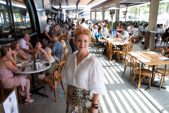 Michelle Grand-Milkovic from Love Fish in Barangaroo says she needs more wait staff.