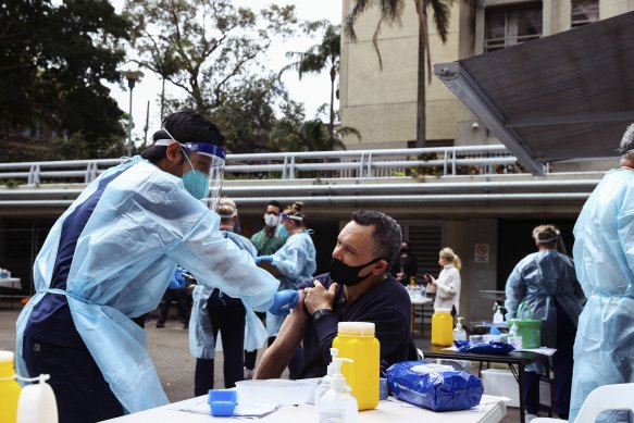 NSW has officially hit 90 per cent of the adult population with a first dose of the COVID-19 vaccine.