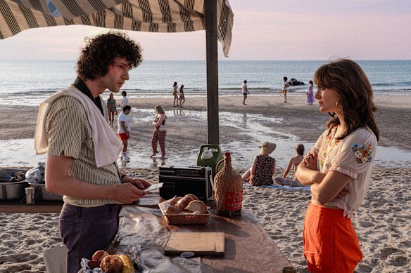 Sessa and Emilia Jones at a clambake in Tony.