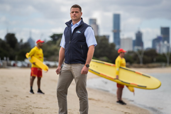 Life Saving Victoria’s general manager of lifesaving services Liam Krige. 