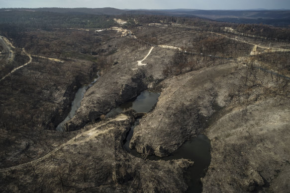 The Clarence region was decimated by the Gospers Mountain fire near Dargan along the Bells Line of Road. 