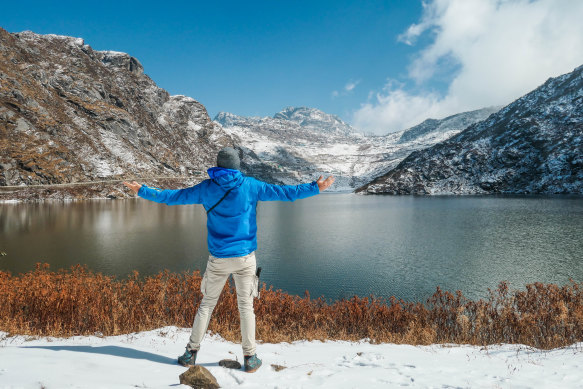 Mountain high: Tsomgo Lake in North Sikkim.