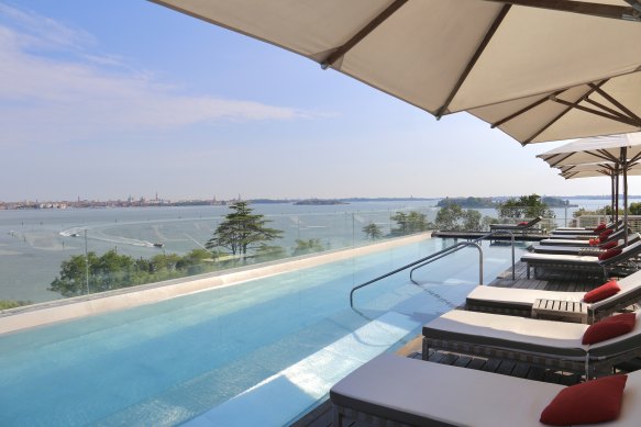 A different blue - pool at the JW Marriott Venice Resort & Spa.