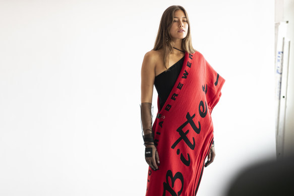 Strateas Carlucci are attempting to challenge ideas of masculinity with unisex pieces for their collaboration with Victoria Bitter.