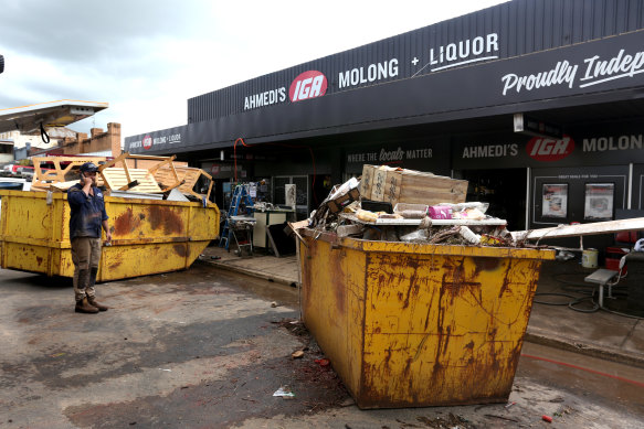 Much of Molong was seriously damaged after the 2022 floods. 