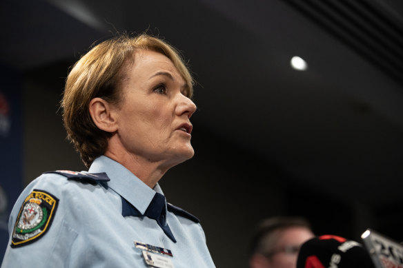 NSW Police Commissioner Karen Webb said she is confident police have “cut the head off the snake”. 