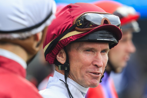 Jockey Glyn Schofield has been fined and sent for COVID-19 tests after an accidental social-distancing breach.