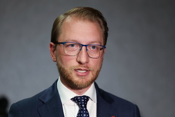 Victorian Liberal senator James Paterson.