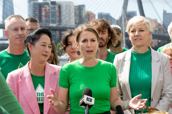 NSW Greens MP Kobi Shetty (centre) says today’s findings vindicate the ICAC.