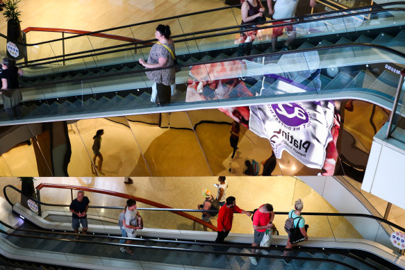 Spending in Sydney's eastern suburbs and north shore has fallen faster than other areas due to the coronavirus crisis.