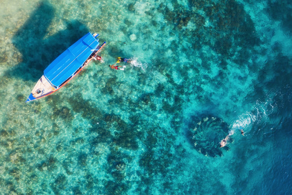 Gili Meno Island, Indonesia. 