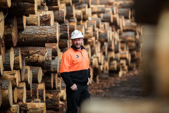 AKD Softwoods chief executive Shane Vicary led the community response to coronavirus infections in Colac. 