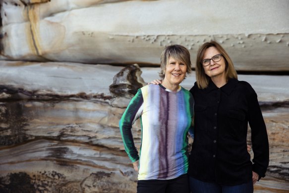 Fran Kelly and her partner, author and journalist Marion Frith.