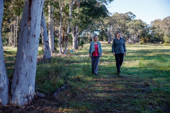 Greens councillor Mila Kasby (left) wants The Hills Shire to ban synthetic turf fields in ecologically sensitive areas such as the site earmarked for an elite rugby precinct.