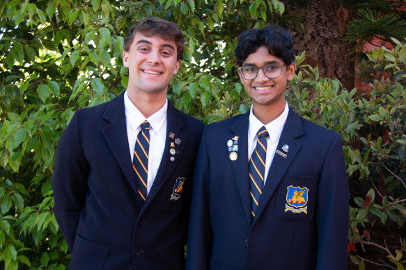 Emanuel Foundas and Avicknash Dayanandan have been elected as the 2023 head prefects at Perth Modern.