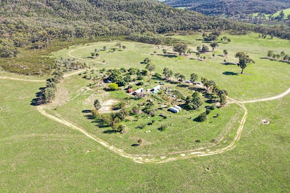 The remote property in Thologolong, where Freeman was shot dead by police on Monday.