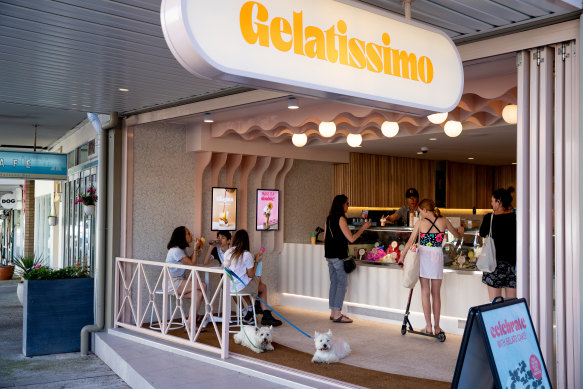 Gelatissimo is steadily rolling out its new look across all stores.