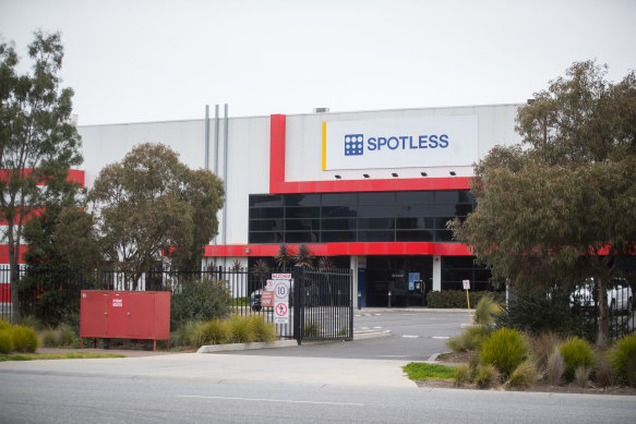 Spotless industries in Dandenong.