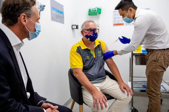 Dr Jesse Li says his “heart was pounding” as he injected the Prime Minister.