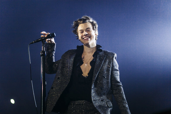 Harry Styles performs in 2018.