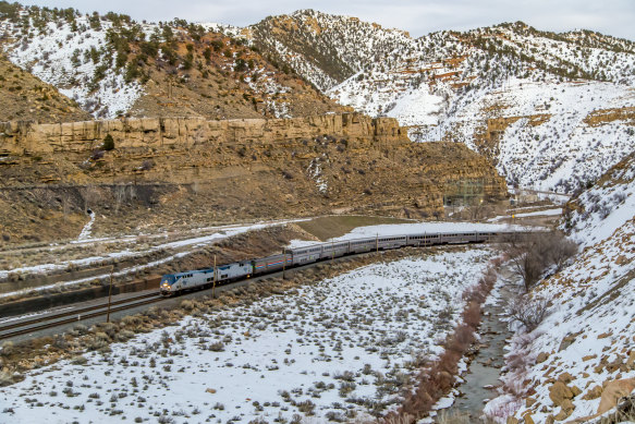 The California Zephyr passes stunning scenery.