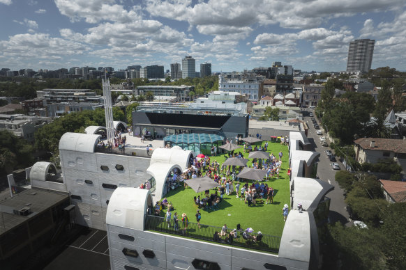 The Victorian Pride Centre rooftop.