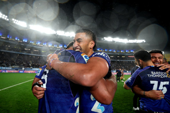 The Blues defeated the Chiefs in last year’s grand final – and the same teams are set to fill the top two positions this year.