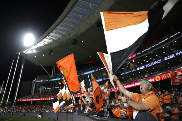 The GWS Giants are likely to reward their hardcore fans with tickets to Sunday's clash with Essendon.