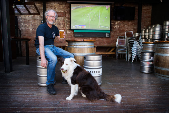 Alistair Carragher, owner the Great Northern Hotel in Carlton North, received about 80 emails on Sunday asking about grand final bookings. He doesn't know what to tell them.