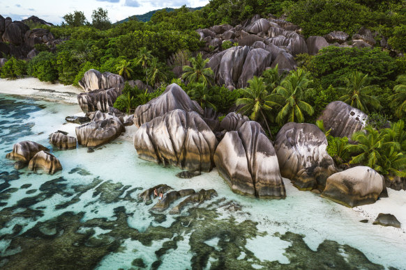 Anse Source d’Argent in the Seychelles is considered one of the world’s most beautiful beaches.