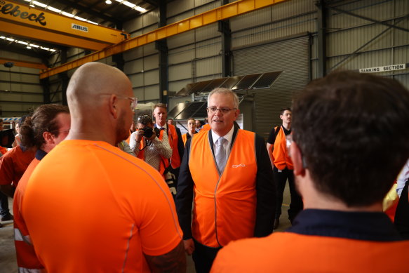 Prime Minister Scott Morrison is in the NSW Hunter region today. 