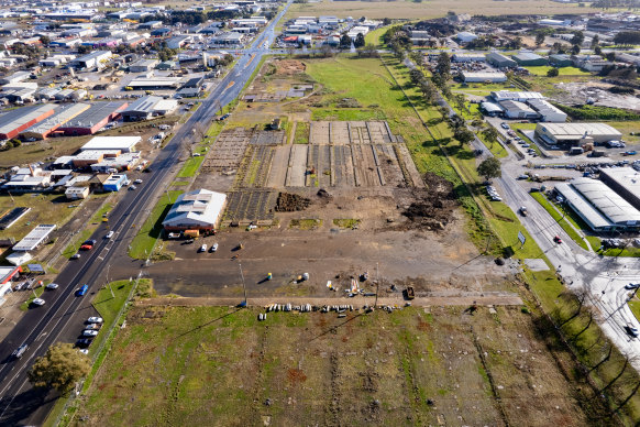 The sale yards in Ballarat that were to be converted into accommodation for Commonwealth Games athletes before Victoria decided to no longer host the 2026 sporting event.