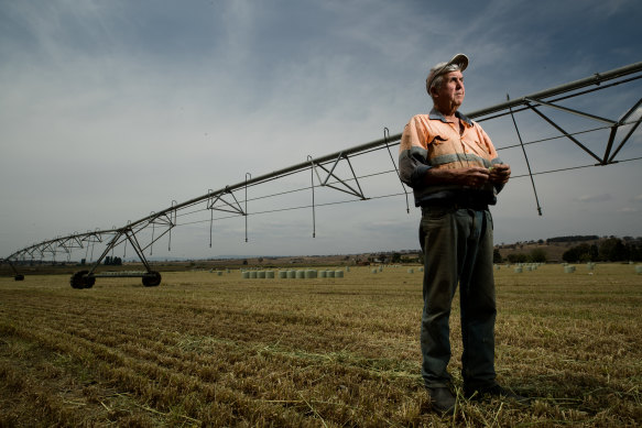 "It's going to be a very tough year": Jeff McSpedden, a fifth-generation farmer.