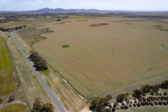 Pacific National’s proposed Little River rail freight terminal would claim 595 hectares of farmland and native grassland west of Melbourne.  