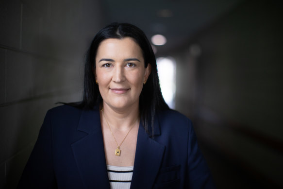 The AFL’s footy boss, Laura Kane.