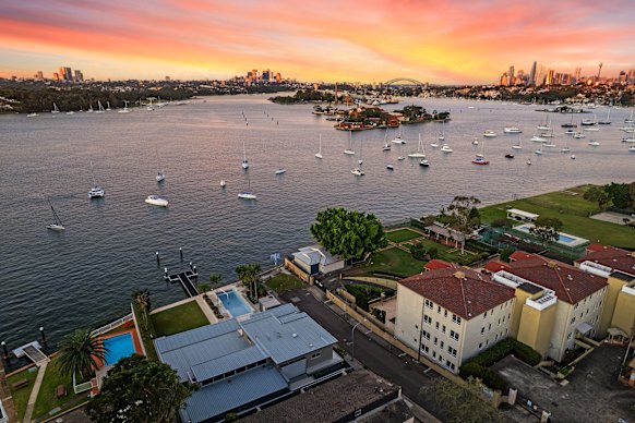 Ralph and Maria Mesiti, have moved to a place in Drummoyne (pictured), after putting the Arnott’s estate up for sale.
